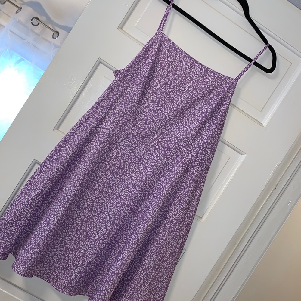 3X Shein Curve Purple A-line dress
